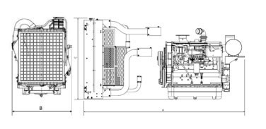 شمای-ژنراتور-کامینز-سری-QSX15-G4